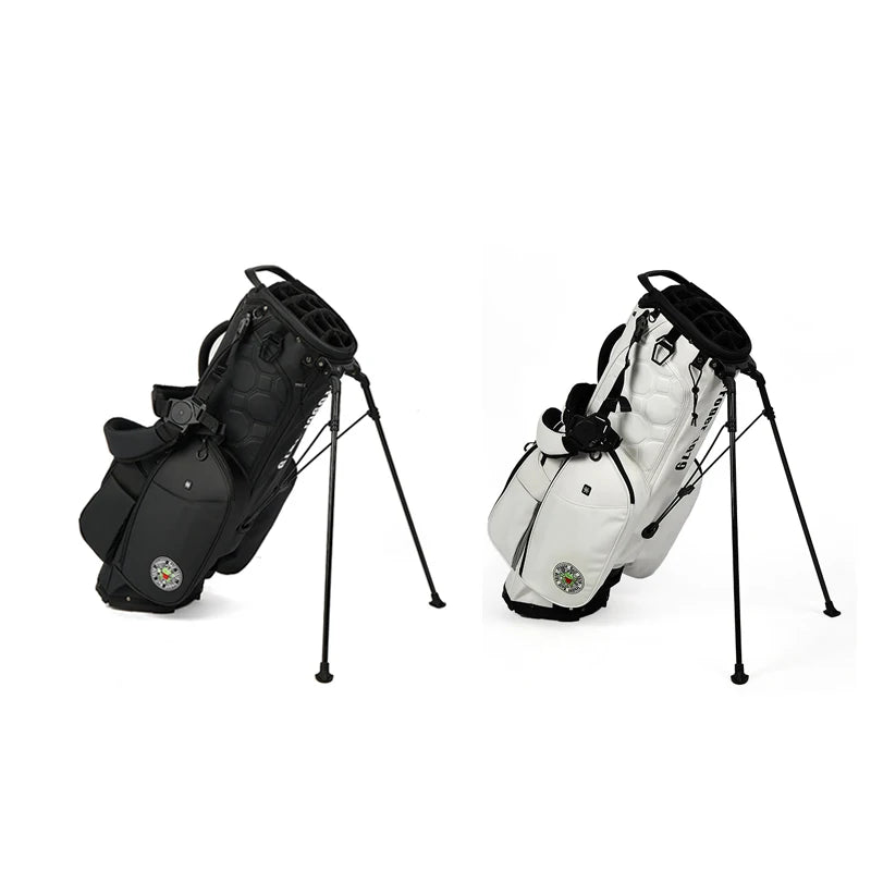14 Divider Pu Leather Waterproof Golf Stand Bag Custom Light Weight Stand Golf Bags