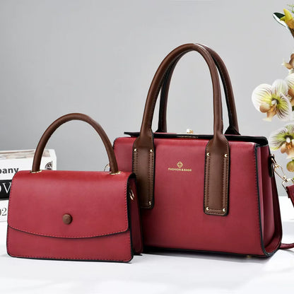 Wholesale 2pcs Handbags Set Handbags for Women Luxury Factory Sac Pour Femme Bolsas Femininas Bolsas Para Mujer PU Leather Bags