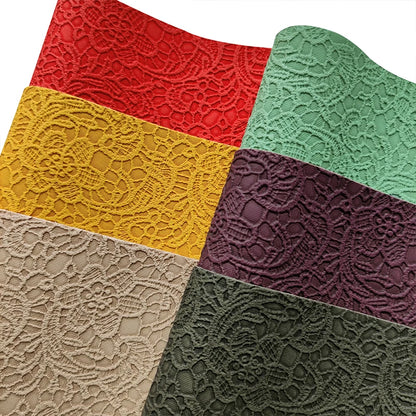 1.2mm High Quality Faux Leather Embossed Artificial Leather Embossed Imitation Leather Cotton Back Material