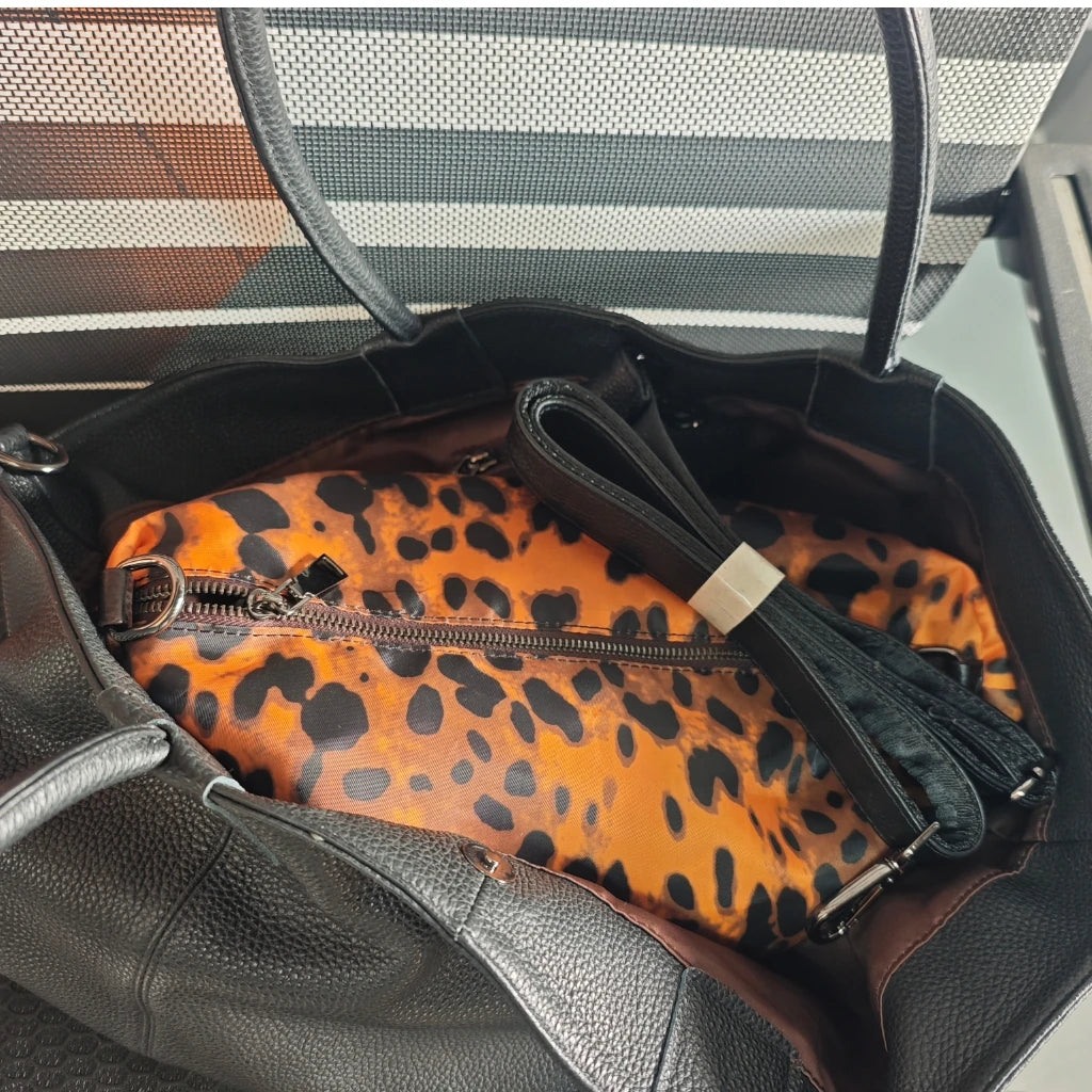 OEM Women's Genuine Leather Casual Tote Famous Brands Luxury Handbags Waterproof Zipper Closure up 1L Capacity Wholesale Design