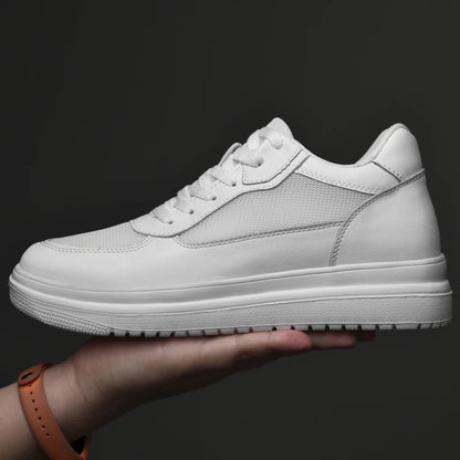 Genuine Leather Heighening Elevator Shoes Height Increase Shoe Men Insole 6 8CM Men Sneakers Sport Zapatos Para Hombre
