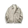 Customized Retro Fashion PU Men's Jacket, pilot Zipper Leather Top, High-quality Embroidered Black