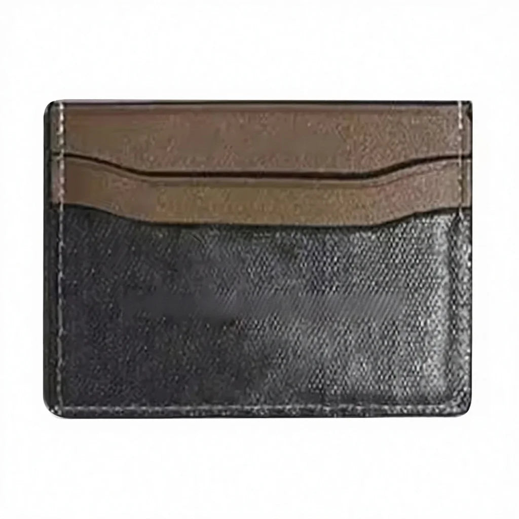 Designer PU Leather Fashion Mini Wallet & Card Holder for Men & Young Women Key Pocket Clutch Pocket No Closure Credit Card Use