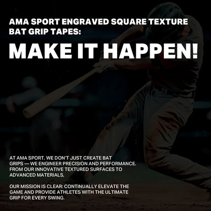AMASPORT Custom Baseball Grip Bat Tape New Design with Professional & Soft Features Made From PU Leather & Custom Logo