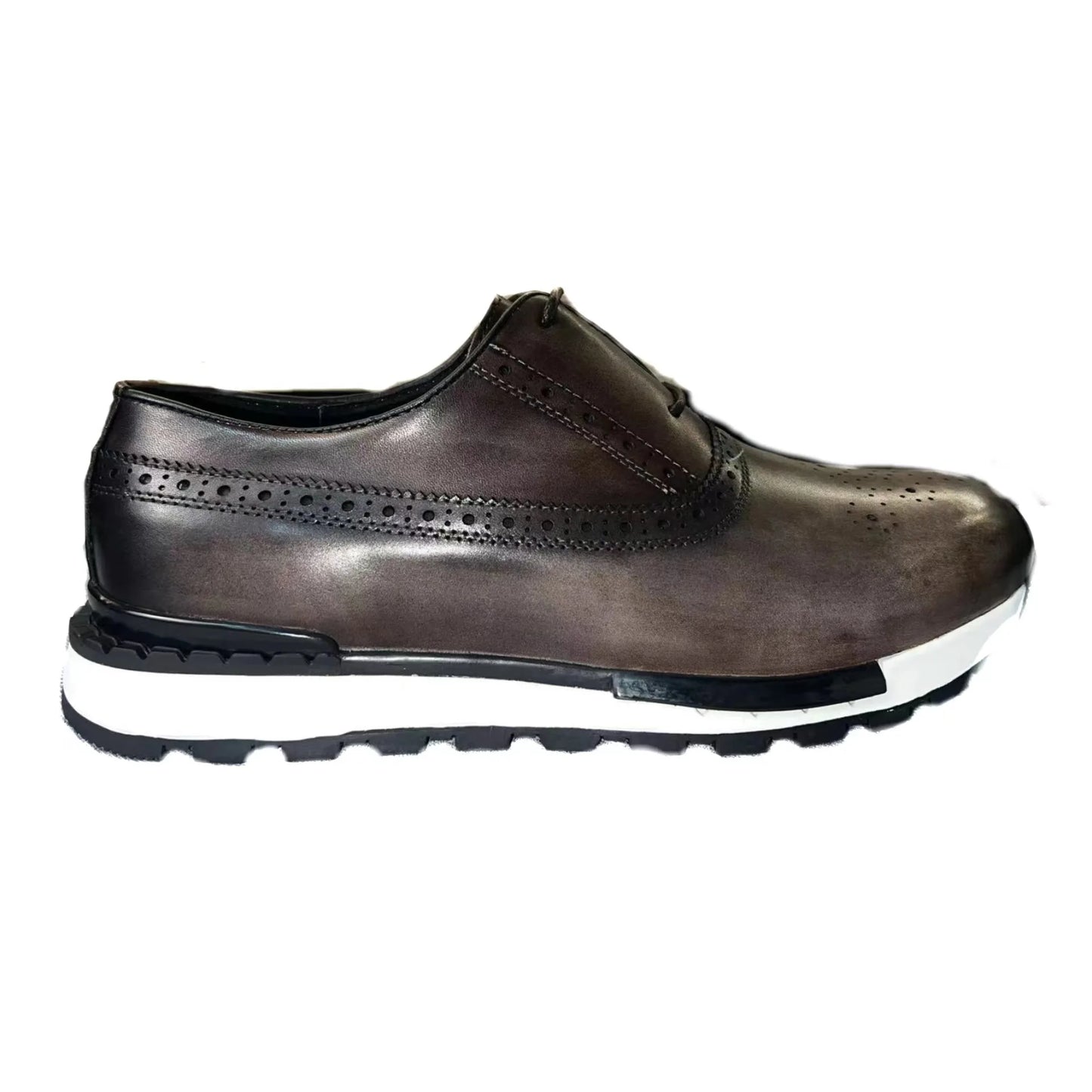Men's Retro Style British Oxford Wedding Dress Shoes Comfortable Genuine Leather Business Formal for Autumn Season