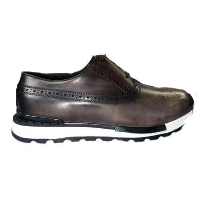Men's Retro Style British Oxford Wedding Dress Shoes Comfortable Genuine Leather Business Formal for Autumn Season