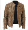 Custom Logo Wholesale Autumn Winter Mens Warm Windbreaker Faux PU Leather Coat Plus Size 4xl 5xl Motorcycle Jackets