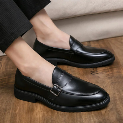 Italian Men's Dress Shoes Loafers Driving Flat Comfortable Soft Made of Genuine Leather Men Moccasins Formal