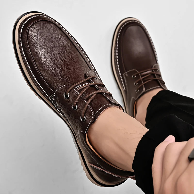 Genuine Leather New Design Oxford Shoes Uppers Genuine Leather Shoes Authentic Men's Leather Dress Shoes for Men
