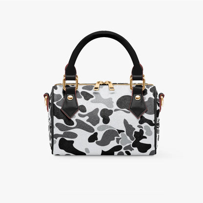 Women's Handbag Customized pink Camo Zipper Tote Bag PU Leather HandBag Cloud CamoPrinted Casual Travel Handle Crossbody Bag