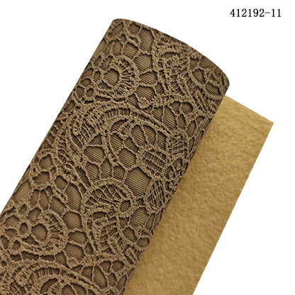 1.2mm High Quality Faux Leather Embossed Artificial Leather Embossed Imitation Leather Cotton Back Material