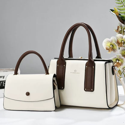 Wholesale 2pcs Handbags Set Handbags for Women Luxury Factory Sac Pour Femme Bolsas Femininas Bolsas Para Mujer PU Leather Bags