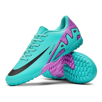 High Quality Football Socks Soccer Children's Unisex Anti-Slip Football Shoes with Synthetic Leather Upper for Grass Training