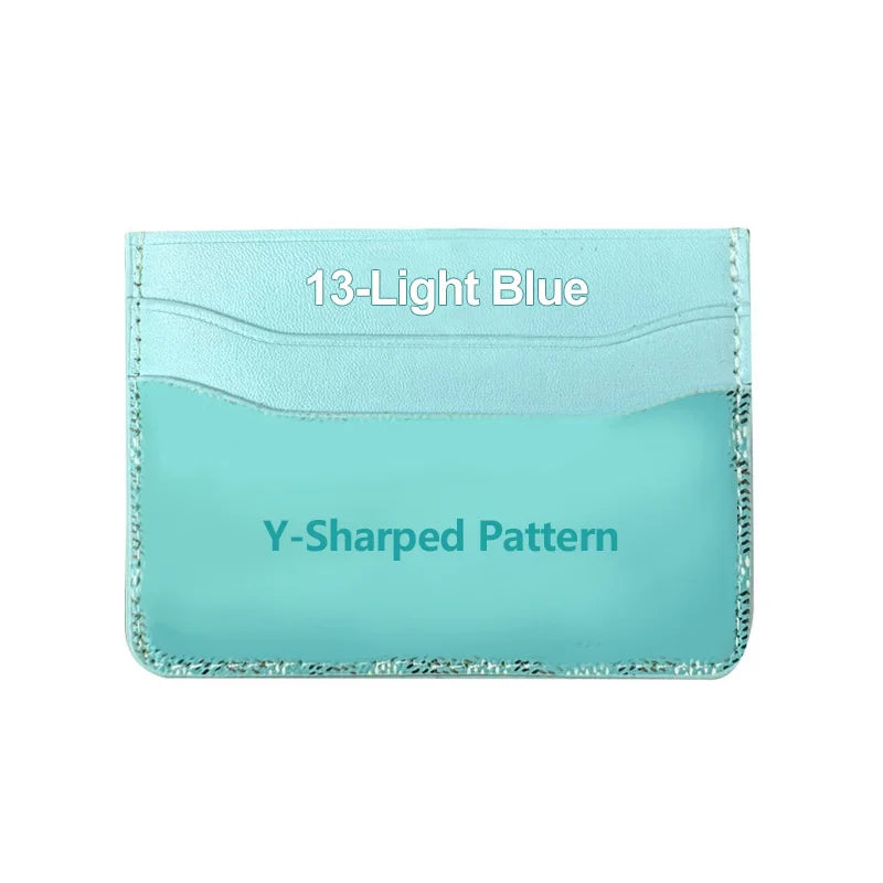 Designer PU Leather Fashion Mini Wallet & Card Holder for Men & Young Women Key Pocket Clutch Pocket No Closure Credit Card Use