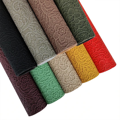 1.2mm High Quality Faux Leather Embossed Artificial Leather Embossed Imitation Leather Cotton Back Material