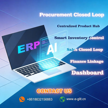 Customized AI ERP Management System Solution Supports Customized Language Source Code Linux/Mac OS Internet Stock Available