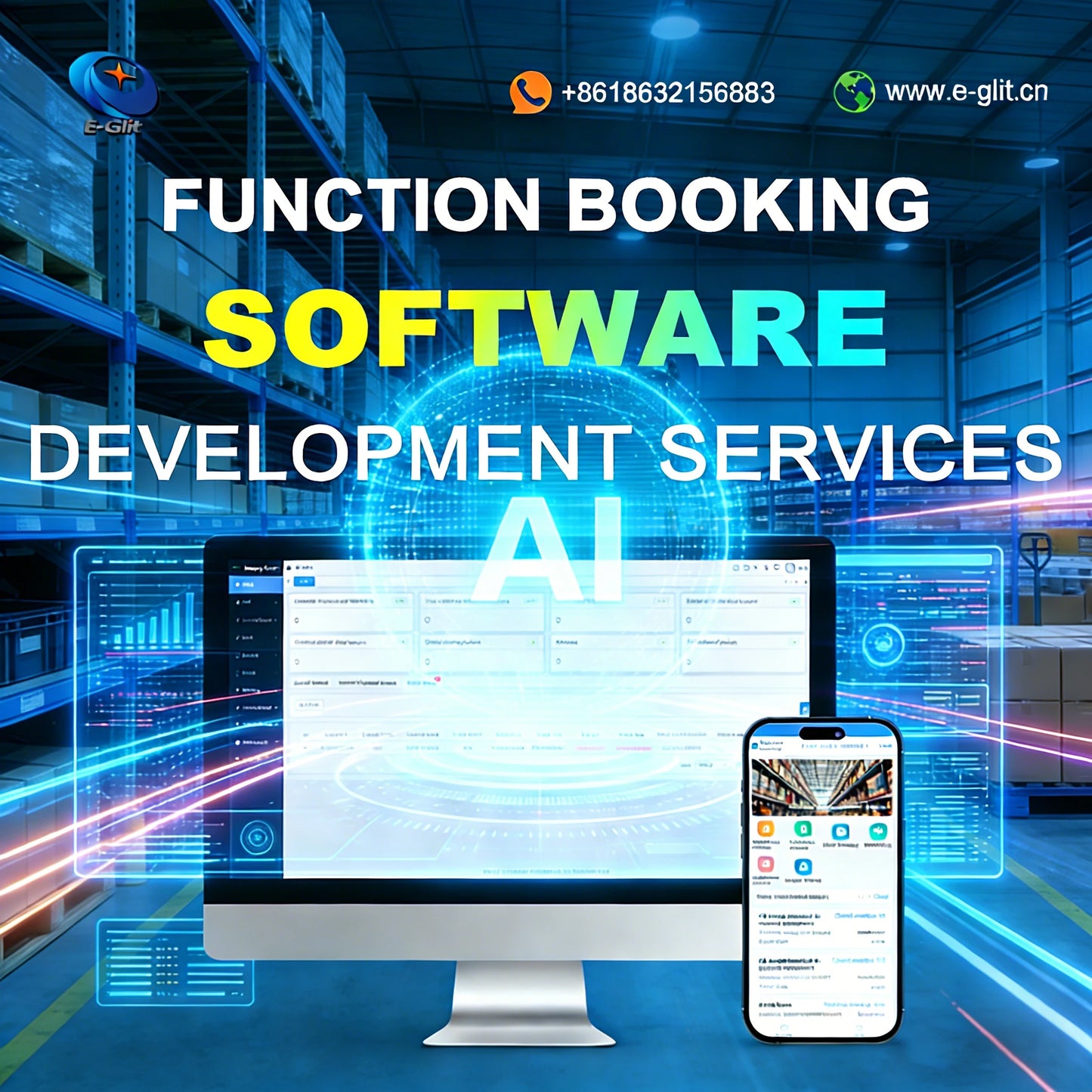 AI Intelligent Warehouse Inventory Management Software Stock Demand Forecasting MAC OS Warning Capacity Saturation Prediction