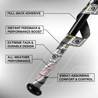 AMASPORT Custom Baseball Grip Bat Tape New Design with Professional & Soft Features Made From PU Leather & Custom Logo
