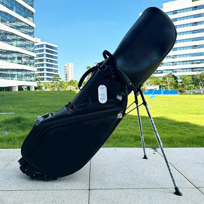 Hot Sale Lightweight Golf Stand Bag Custom Logo PU Nylon & Waterproof Leather 5-Way Access for Wholesale