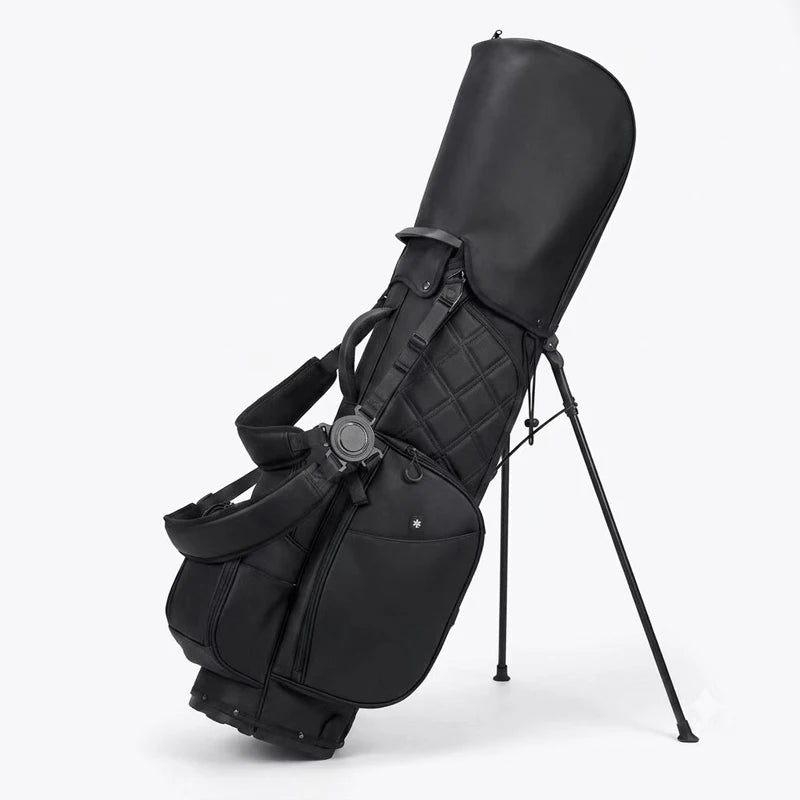 14 Divider Pu Leather Waterproof Golf Stand Bag Custom Light Weight Stand Golf Bags