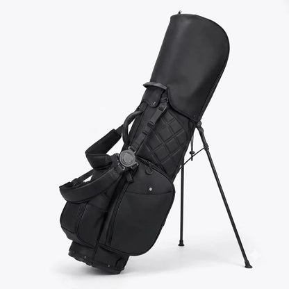 14 Divider Pu Leather Waterproof Golf Stand Bag Custom Light Weight Stand Golf Bags