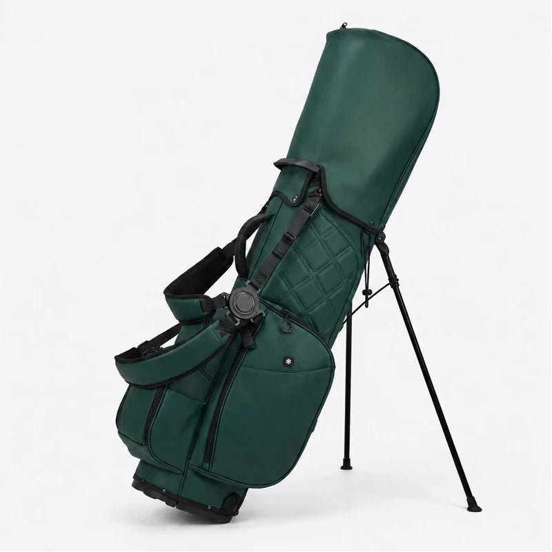 14 Divider Pu Leather Waterproof Golf Stand Bag Custom Light Weight Stand Golf Bags