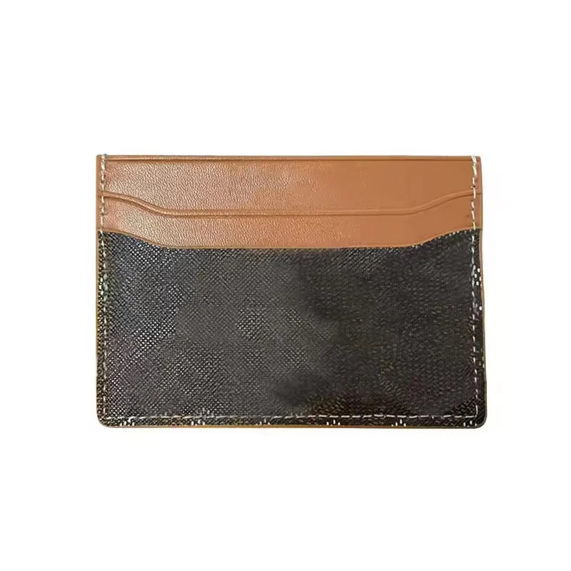 Designer PU Leather Fashion Mini Wallet & Card Holder for Men & Young Women Key Pocket Clutch Pocket No Closure Credit Card Use