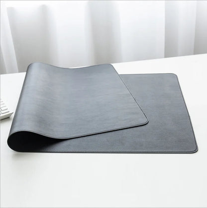Anti-slip Mouse Pad Double-Sided Leather/Suede Gaming Mice Mat Desk 300*600mm Comfortable for Home Office Laptop PC MacBook