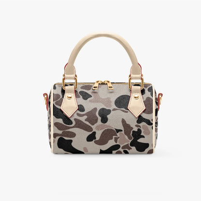 Women's Handbag Customized pink Camo Zipper Tote Bag PU Leather HandBag Cloud CamoPrinted Casual Travel Handle Crossbody Bag