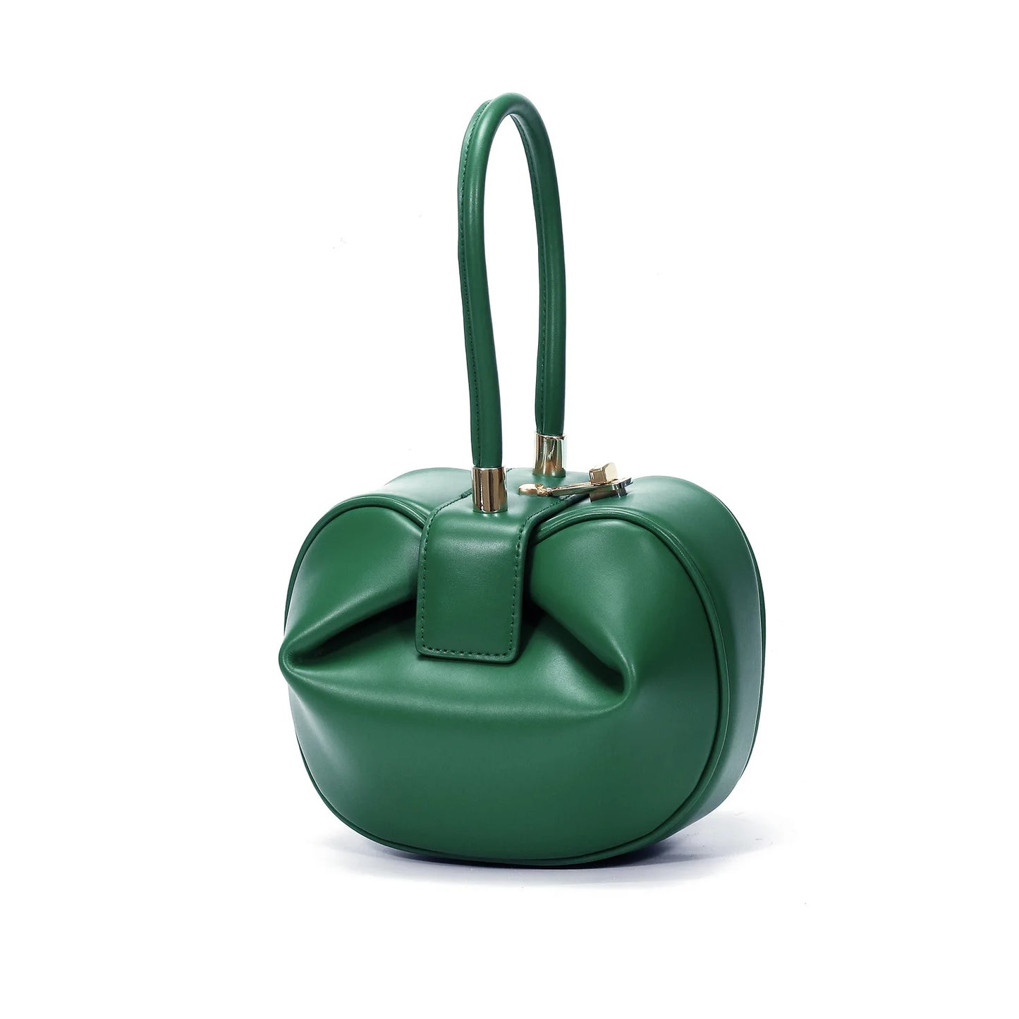 Luxury Ostrich Pattern Genuine Leather Handbag Women Large Capacity Dumpling Bag Designer Soft Cowhide Tote Sac a Main