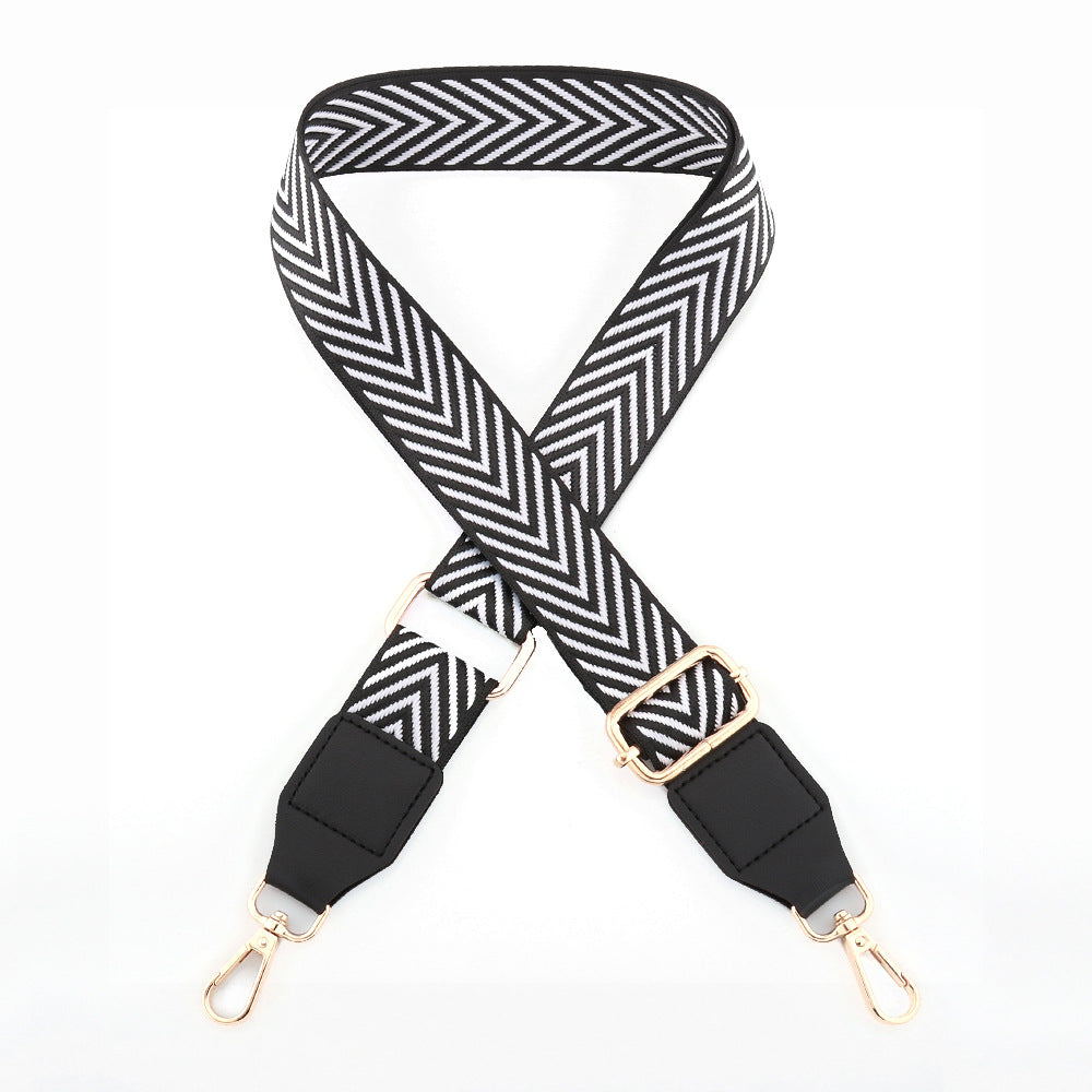 Women's Bag Strap One-Shoulder Crossbody Ladded All-Match Polyester Cotton Belt Bag Modification Accessories Wide Belt Adjustable Replacement