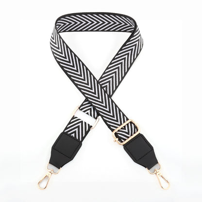 Women's Bag Strap One-Shoulder Crossbody Ladded All-Match Polyester Cotton Belt Bag Modification Accessories Wide Belt Adjustable Replacement