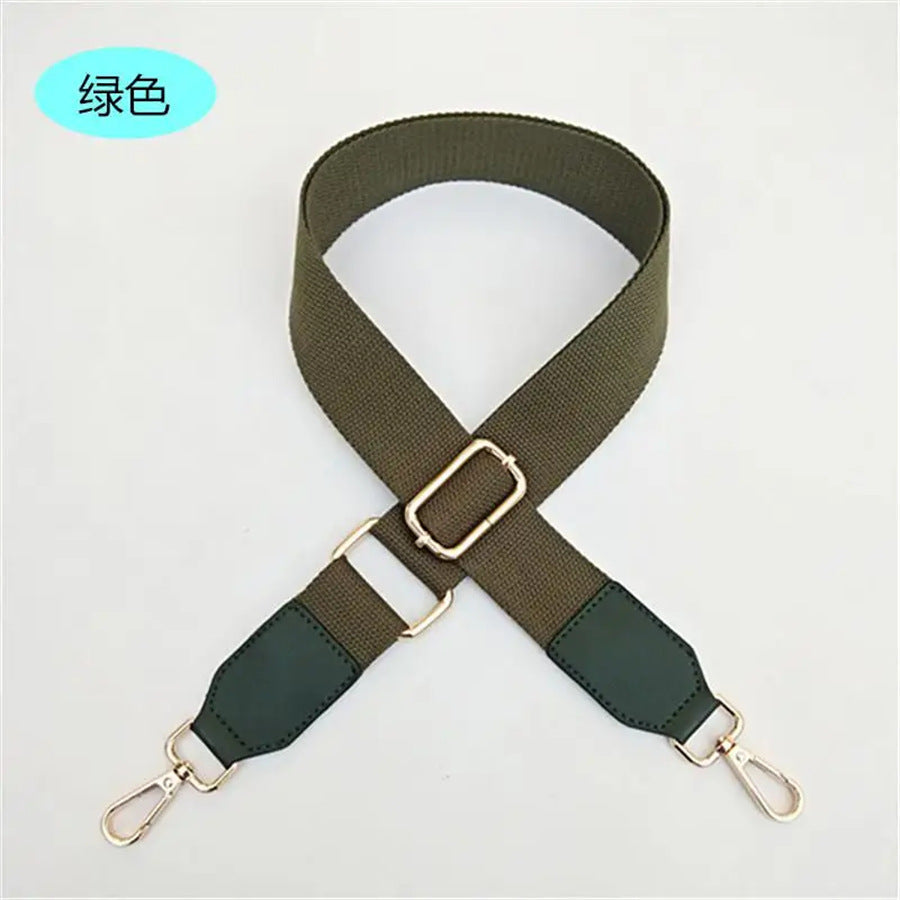Women's Bag Strap One-Shoulder Crossbody Ladded All-Match Polyester Cotton Belt Bag Modification Accessories Wide Belt Adjustable Replacement