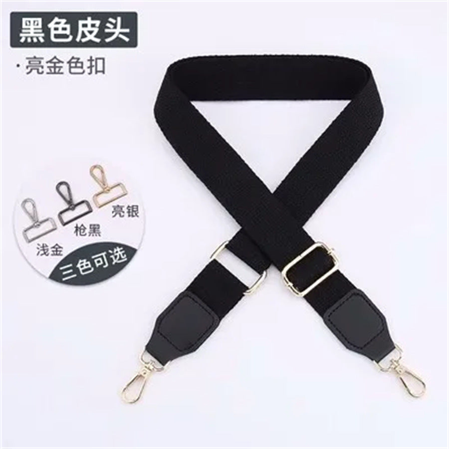 Women's Bag Strap One-Shoulder Crossbody Ladded All-Match Polyester Cotton Belt Bag Modification Accessories Wide Belt Adjustable Replacement