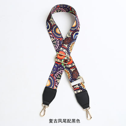 Women's Bag Strap One-Shoulder Crossbody Ladded All-Match Polyester Cotton Belt Bag Modification Accessories Wide Belt Adjustable Replacement