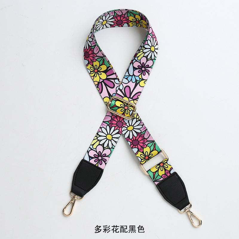 Women's Bag Strap One-Shoulder Crossbody Ladded All-Match Polyester Cotton Belt Bag Modification Accessories Wide Belt Adjustable Replacement