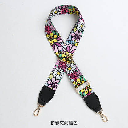 Women's Bag Strap One-Shoulder Crossbody Ladded All-Match Polyester Cotton Belt Bag Modification Accessories Wide Belt Adjustable Replacement