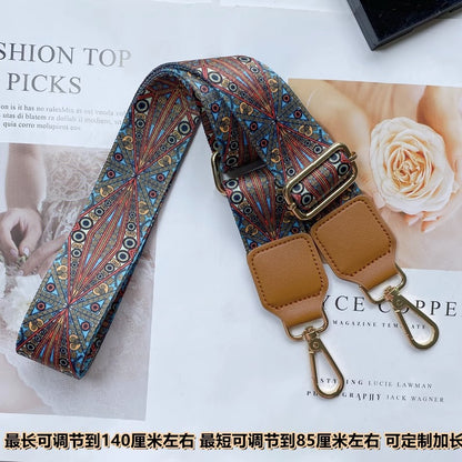 Women's Bag Strap One-Shoulder Crossbody Ladded All-Match Polyester Cotton Belt Bag Modification Accessories Wide Belt Adjustable Replacement