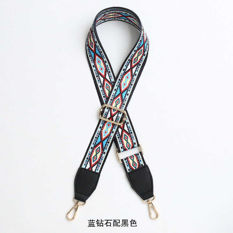 Women's Bag Strap One-Shoulder Crossbody Ladded All-Match Polyester Cotton Belt Bag Modification Accessories Wide Belt Adjustable Replacement