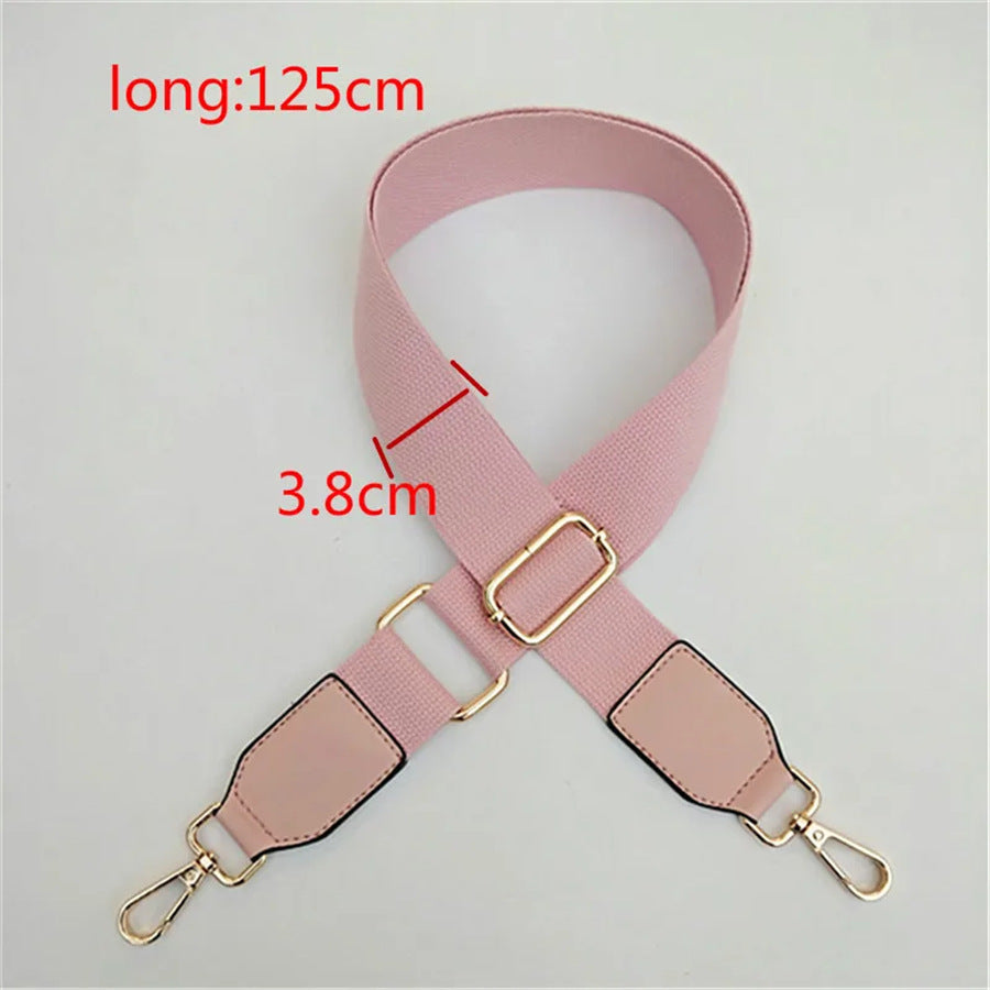 Women's Bag Strap One-Shoulder Crossbody Ladded All-Match Polyester Cotton Belt Bag Modification Accessories Wide Belt Adjustable Replacement