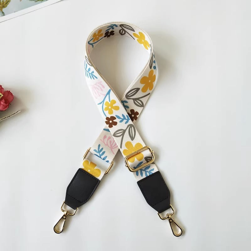 Women's Bag Strap One-Shoulder Crossbody Ladded All-Match Polyester Cotton Belt Bag Modification Accessories Wide Belt Adjustable Replacement