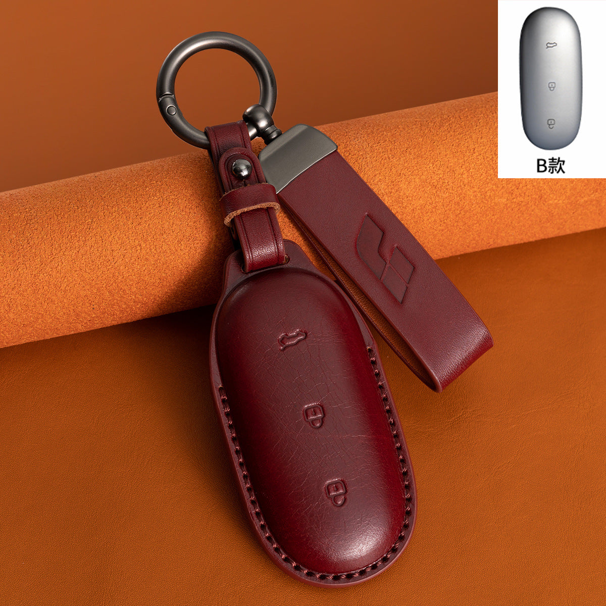 Suitable for Ideal L9 Key Cover L8 Car 2024 L7 L6 Ideal One Genuine Leather First Layer Cowhide Vegetable Tanned Leather