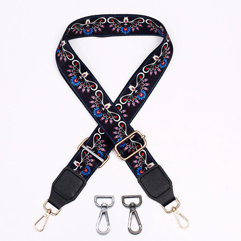 Women's Bag Strap One-Shoulder Crossbody Ladded All-Match Polyester Cotton Belt Bag Modification Accessories Wide Belt Adjustable Replacement