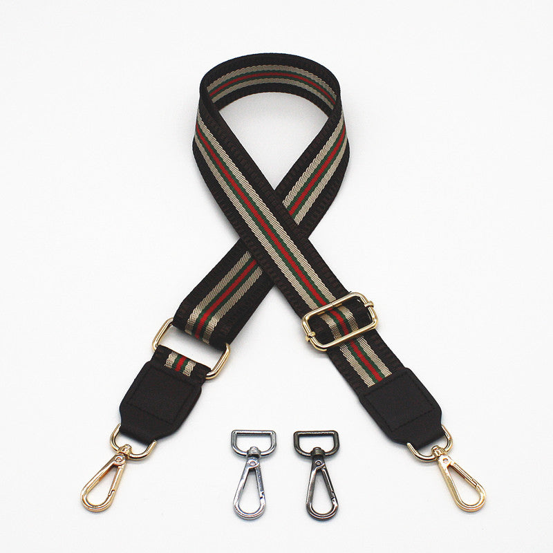 Women's Bag Strap One-Shoulder Crossbody Ladded All-Match Polyester Cotton Belt Bag Modification Accessories Wide Belt Adjustable Replacement