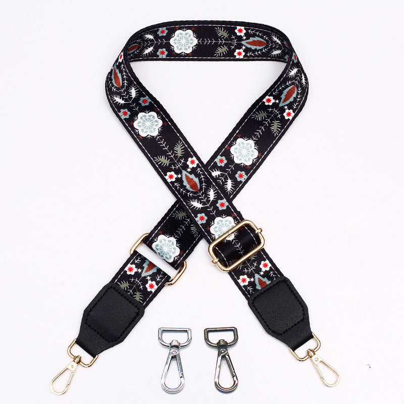Women's Bag Strap One-Shoulder Crossbody Ladded All-Match Polyester Cotton Belt Bag Modification Accessories Wide Belt Adjustable Replacement