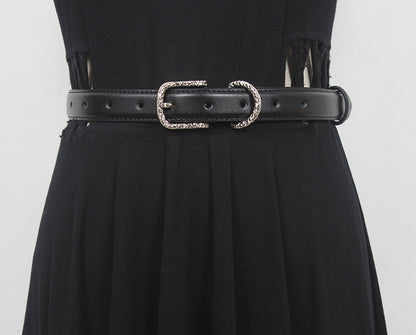 Niche homemade original classic first layer cowhide women's belt belt casual pin buckle versatile New