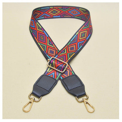 Women's Bag Strap One-Shoulder Crossbody Ladded All-Match Polyester Cotton Belt Bag Modification Accessories Wide Belt Adjustable Replacement
