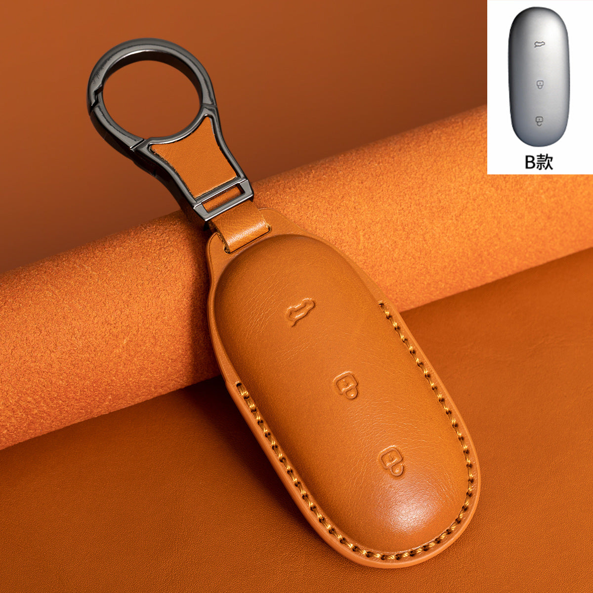 Suitable for Ideal L9 Key Cover L8 Car 2024 L7 L6 Ideal One Genuine Leather First Layer Cowhide Vegetable Tanned Leather