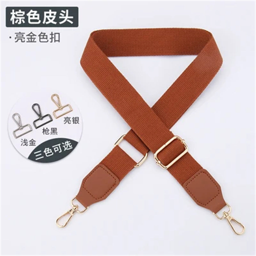 Women's Bag Strap One-Shoulder Crossbody Ladded All-Match Polyester Cotton Belt Bag Modification Accessories Wide Belt Adjustable Replacement