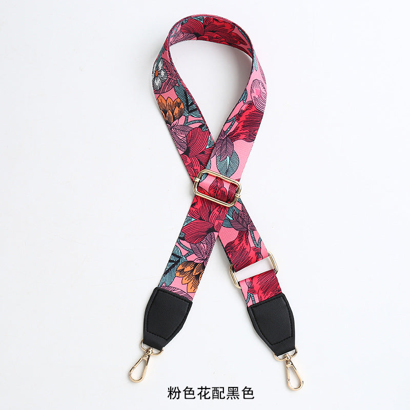 Women's Bag Strap One-Shoulder Crossbody Ladded All-Match Polyester Cotton Belt Bag Modification Accessories Wide Belt Adjustable Replacement